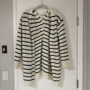 Striped cardigan